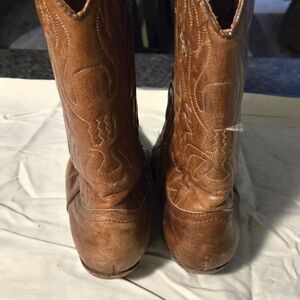 Elegant Brown Leather Ankle Boots